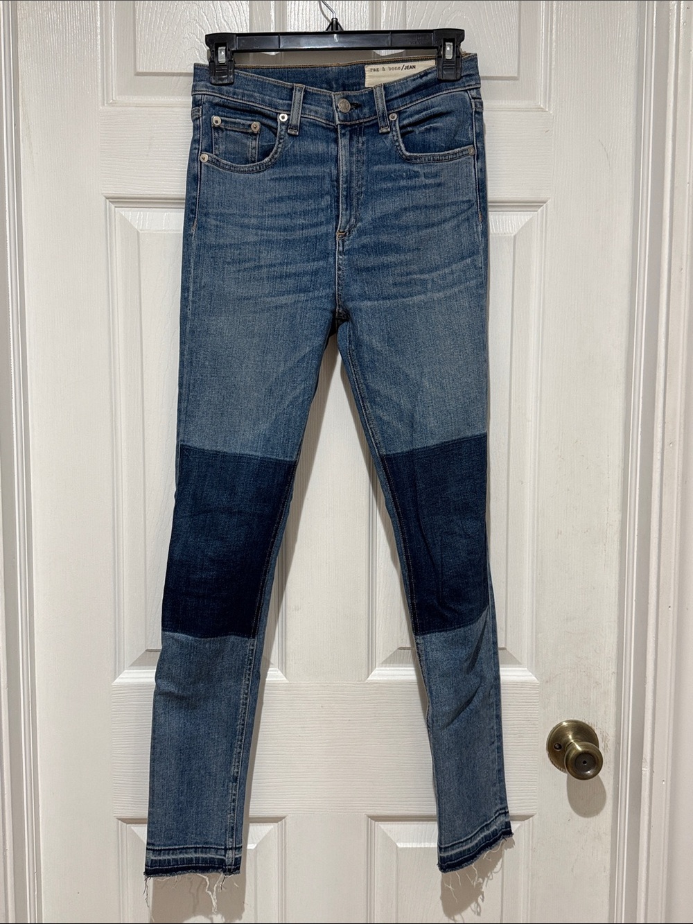 rag & bone Washed Blue Denim Jeans